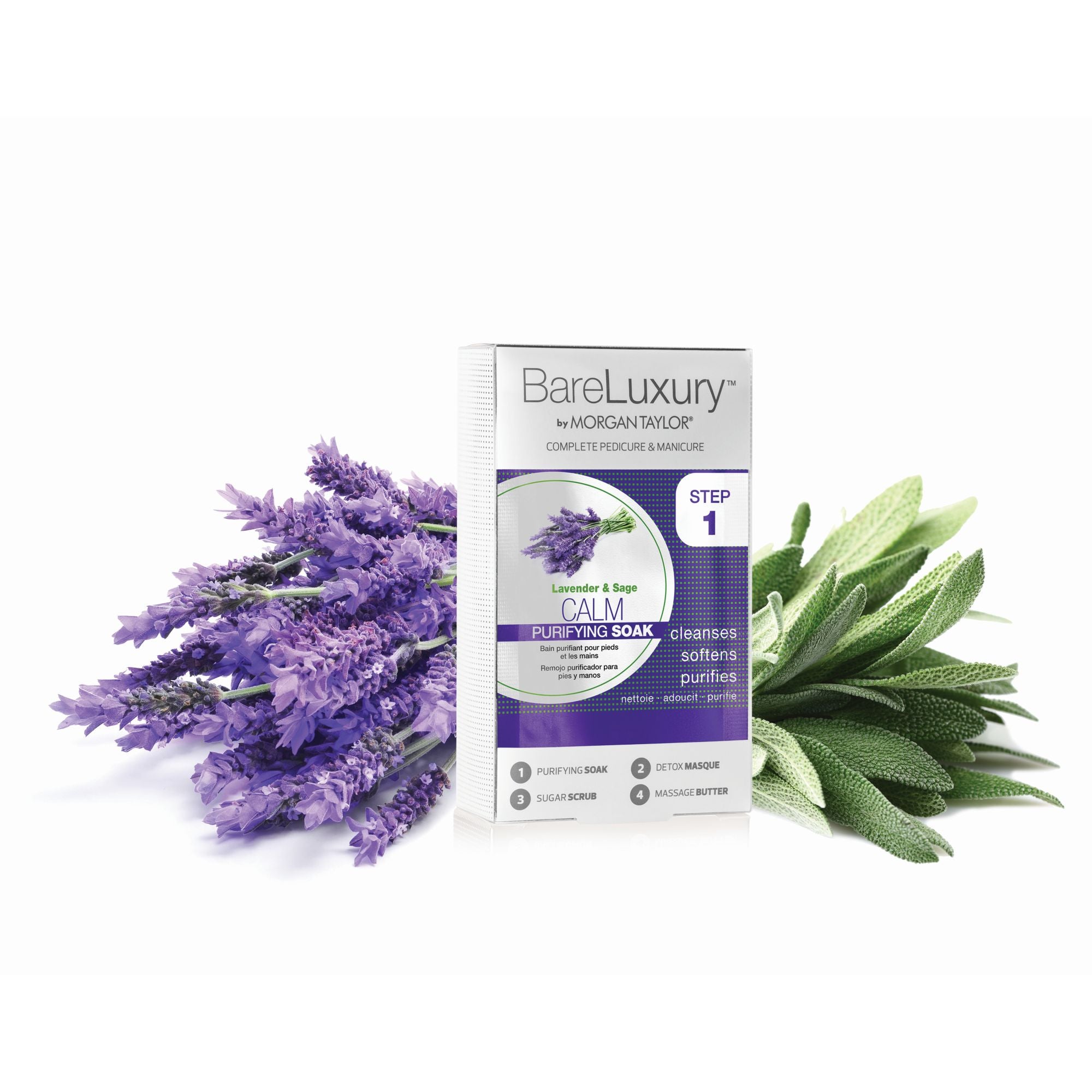 Calm Lavender & Sage 4er Set - BareLuxury™