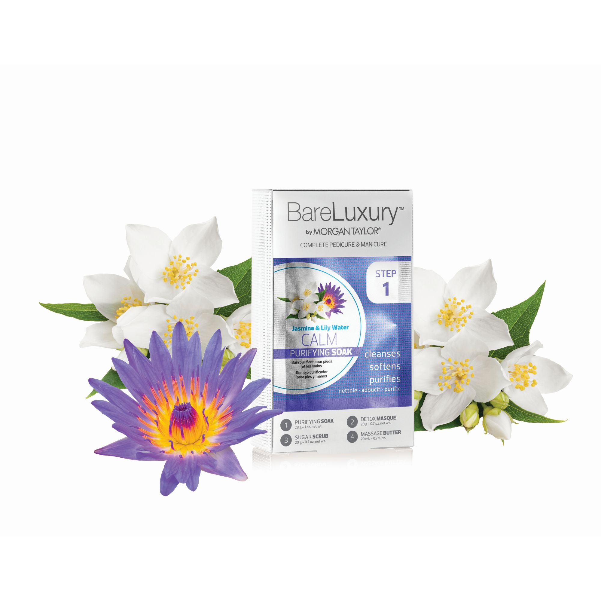 Calm Jasmine & Lily Water 4er Set - BareLuxury™