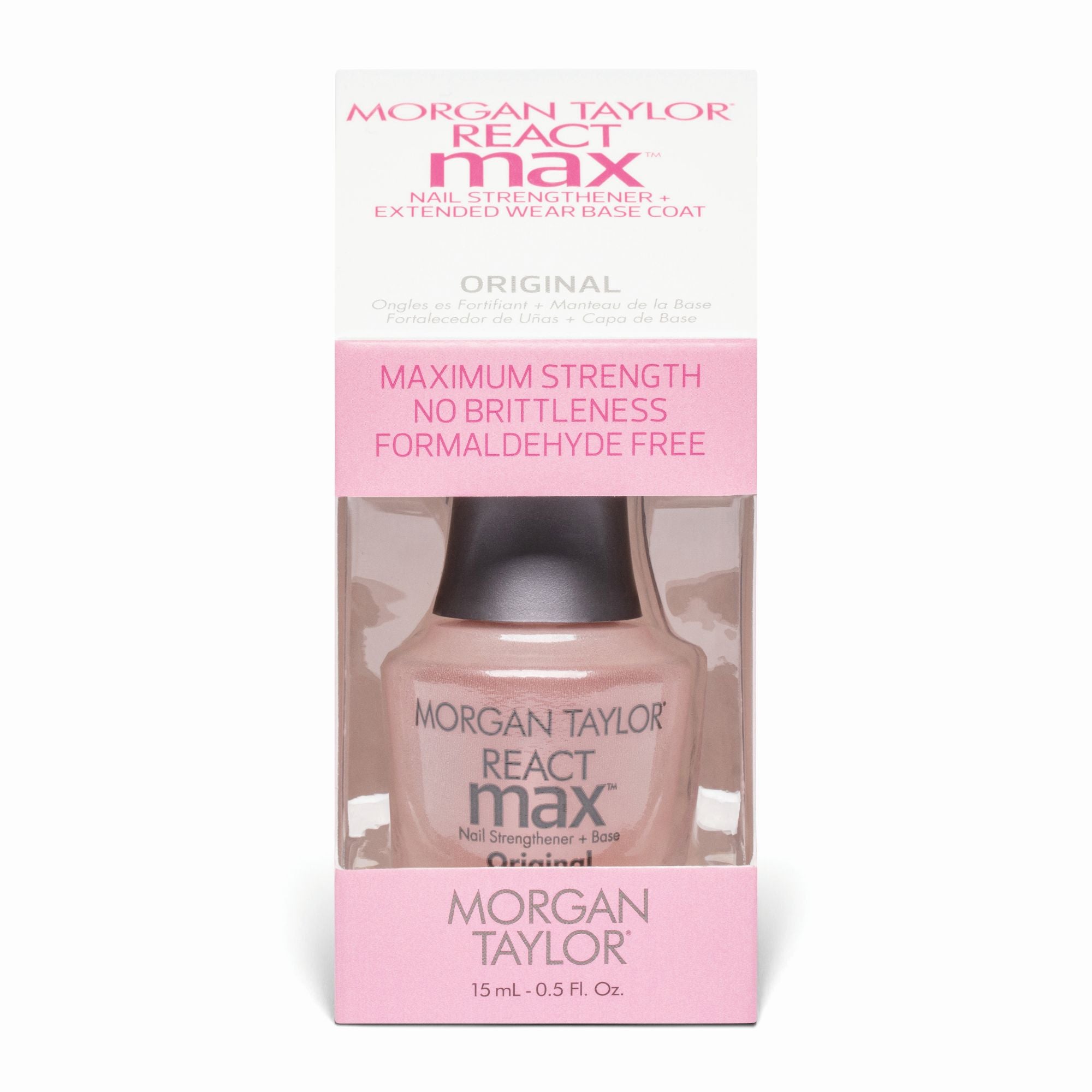 REACTmax Original Nail Strengthener and Extended Wear Base Coat