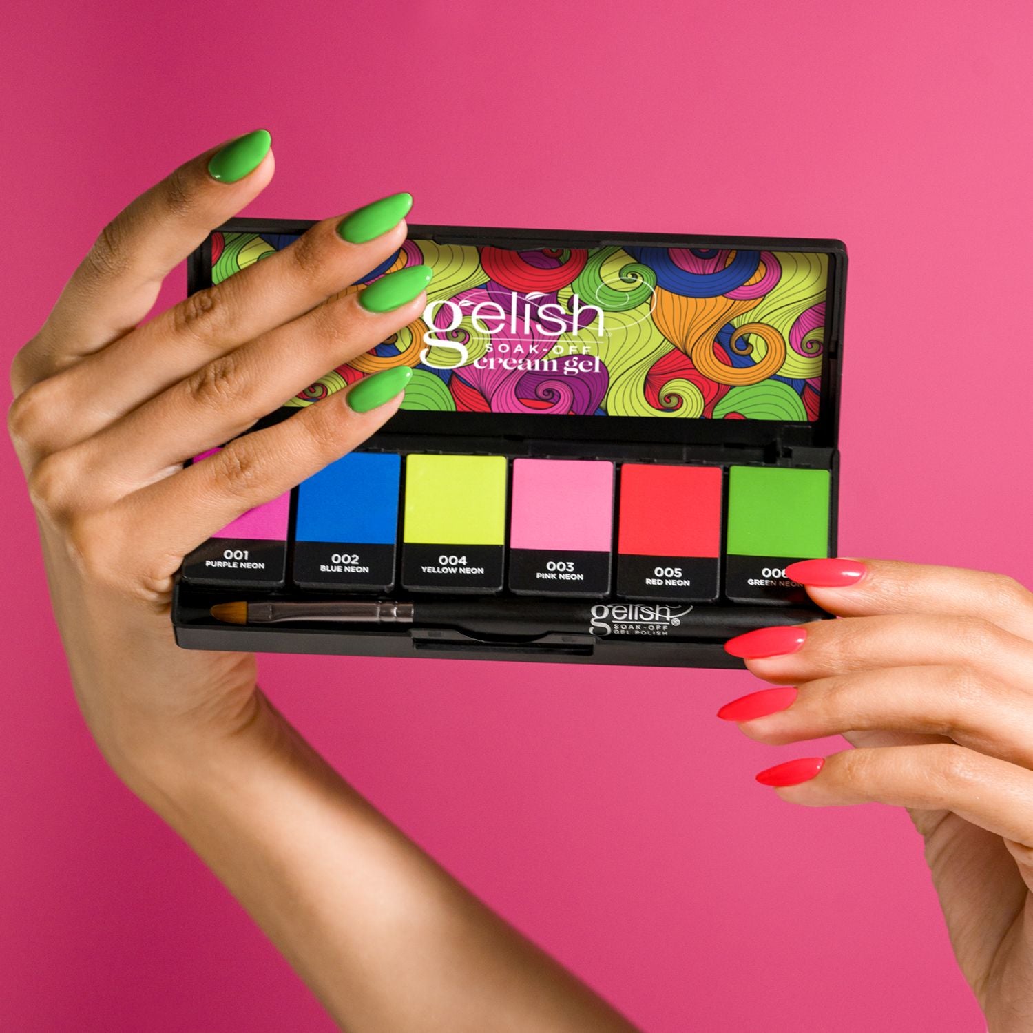 Cream Gel - Neon & On & On - Palette - 6 Stk.