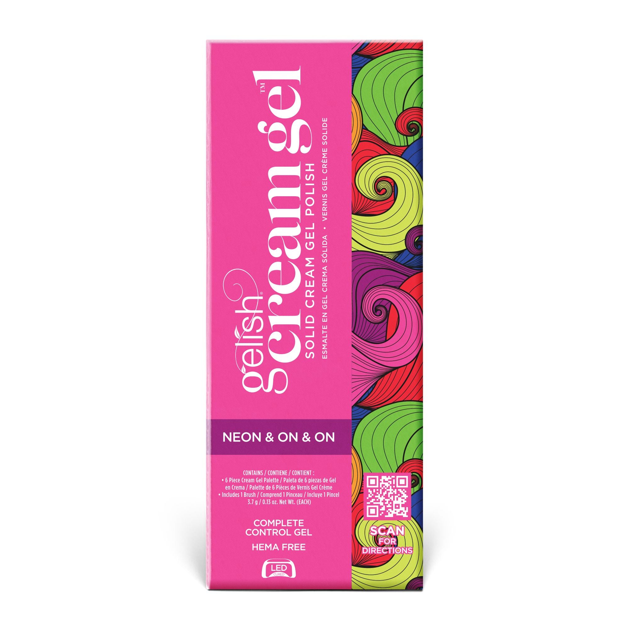 Cream Gel - Neon & On & On - Palette - 6 Stk.