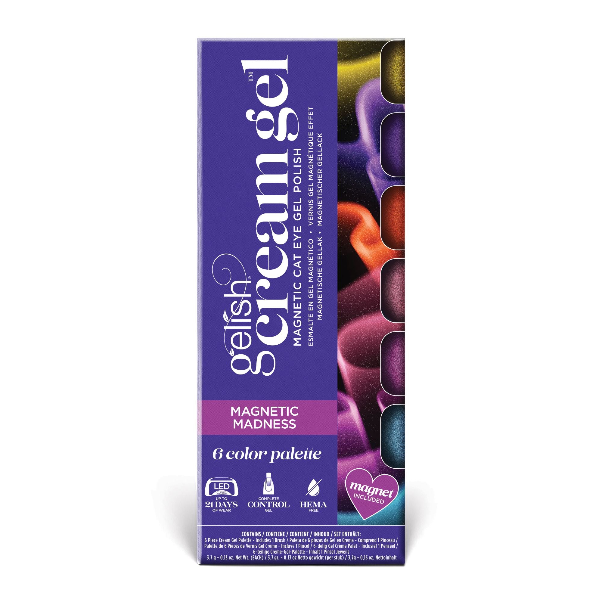 Cream Gel - Magnet Madness - Palette  - 6 Stk.