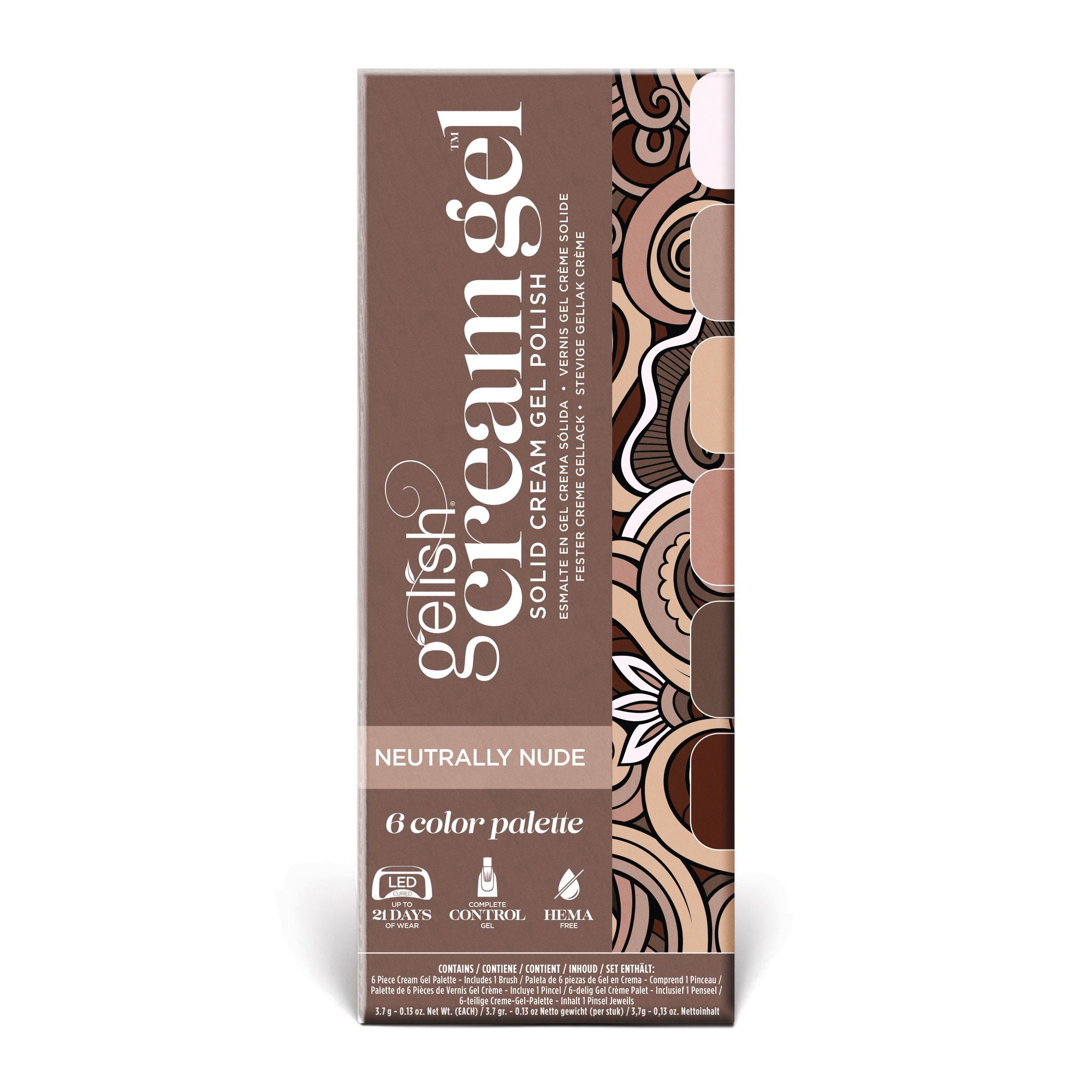 Cream Gel - Neutrally Nude - Palette  - 6 Stk.