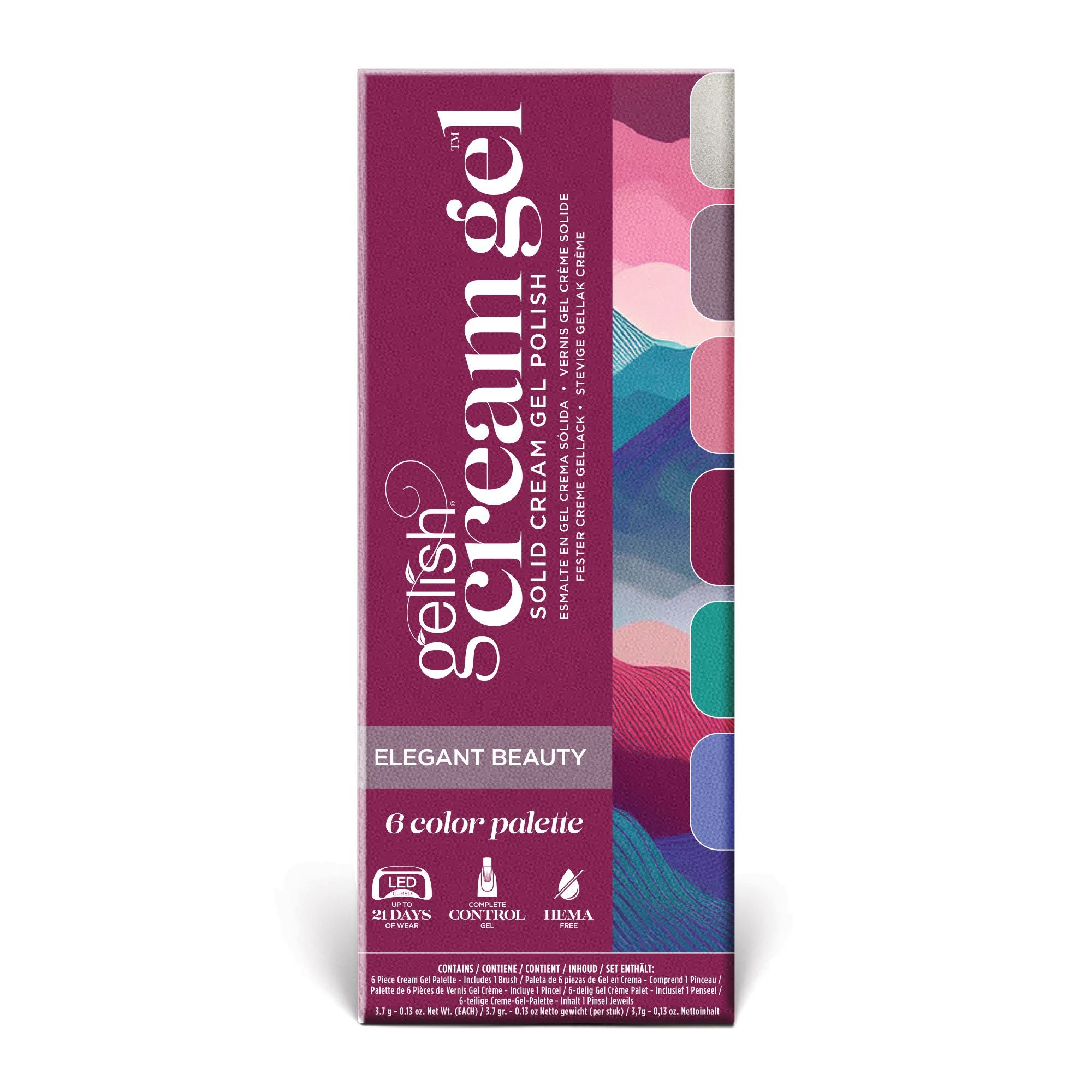 Cream Gel - Elegant Beauty - Palette  - 6 Stk.