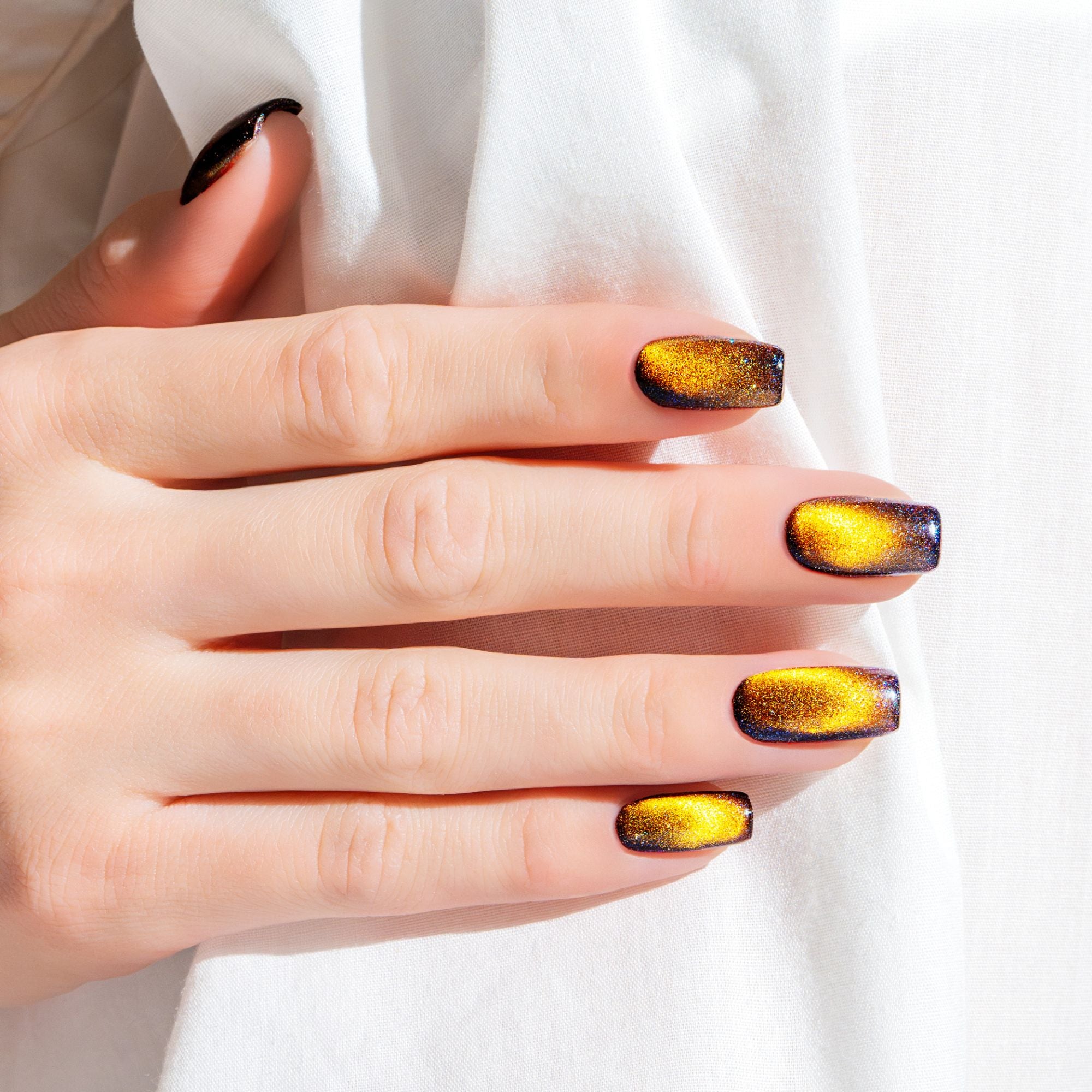 Space Dust (Messing) - Gelish Cat Eye Aurora Magnetic