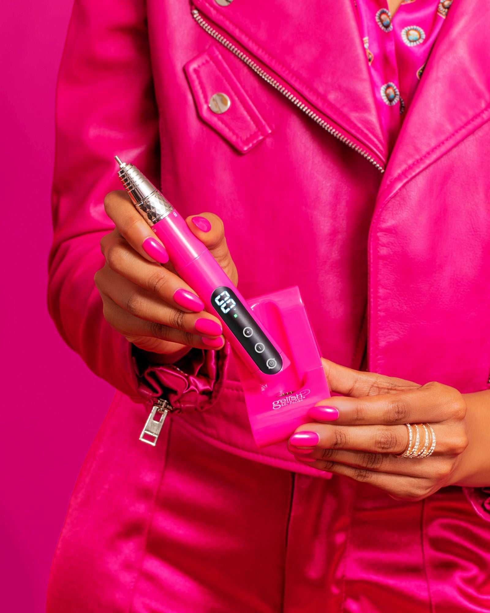 Wireless Go Electric Nail File - Magenta