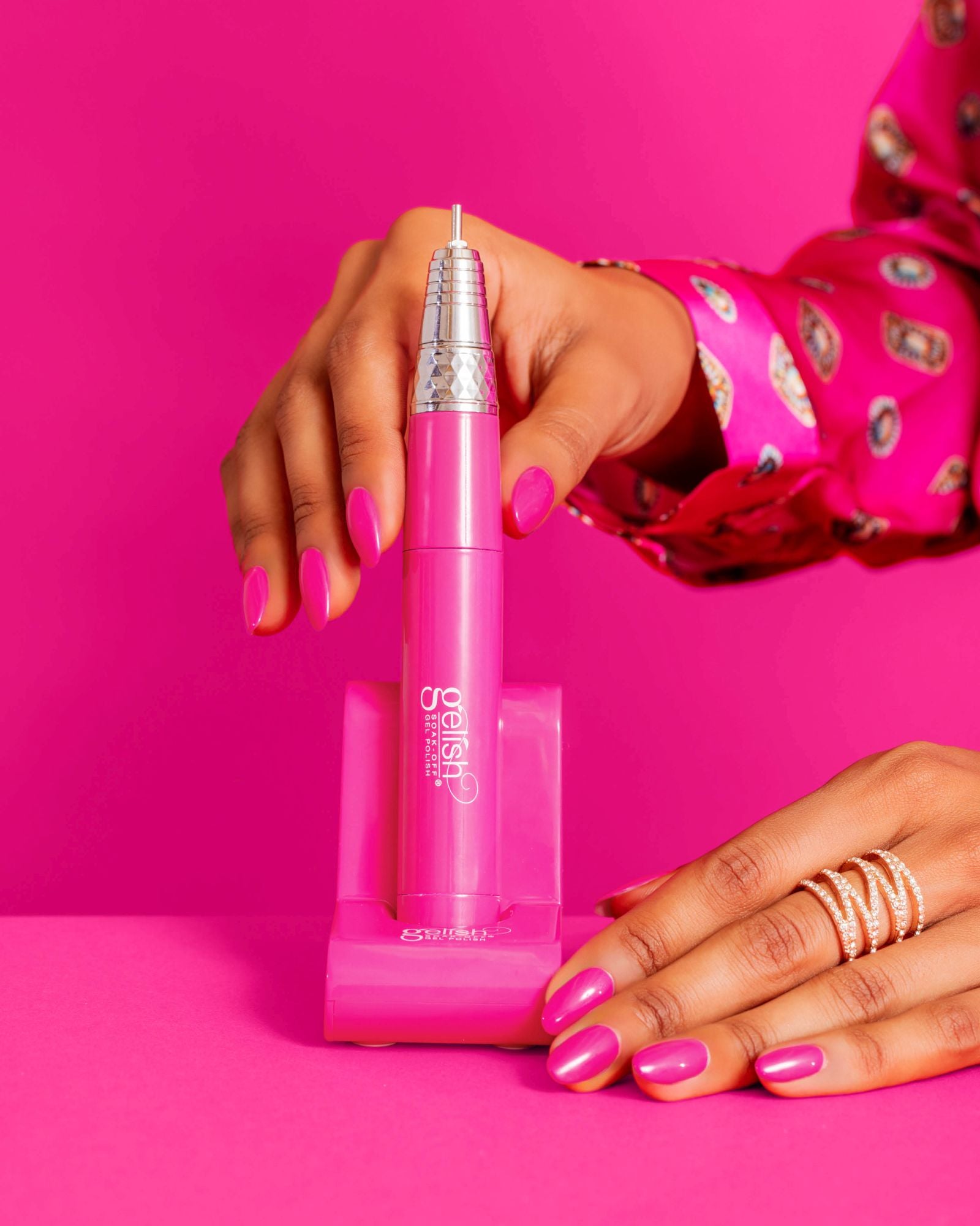 Wireless Go Electric Nail File - Magenta