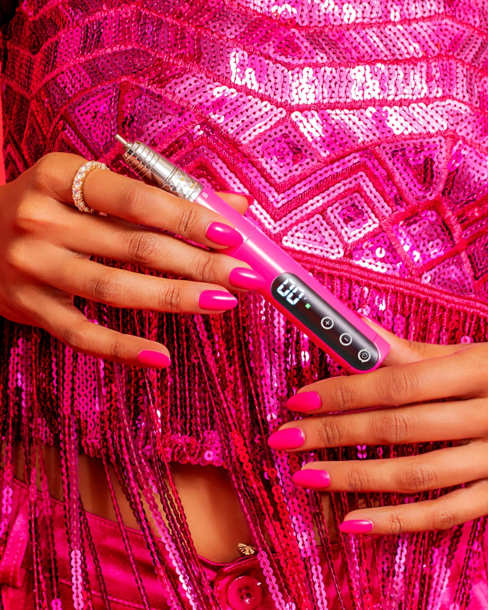 Wireless Go Electric Nail File - Magenta