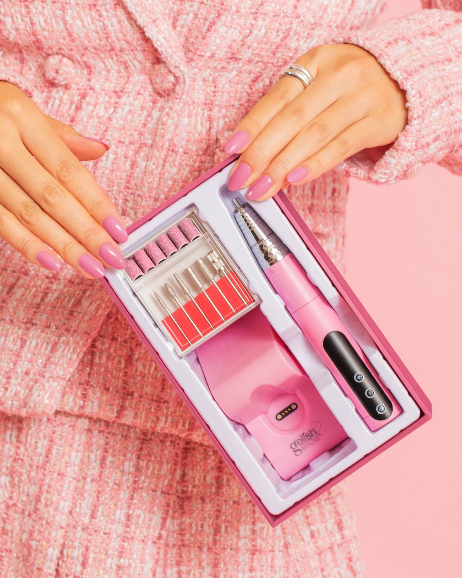 Wireless Go Electric Nail File - Pink