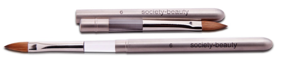 Society Premium Brush Gr.6 Flach-Oval/Umsteckpinsel