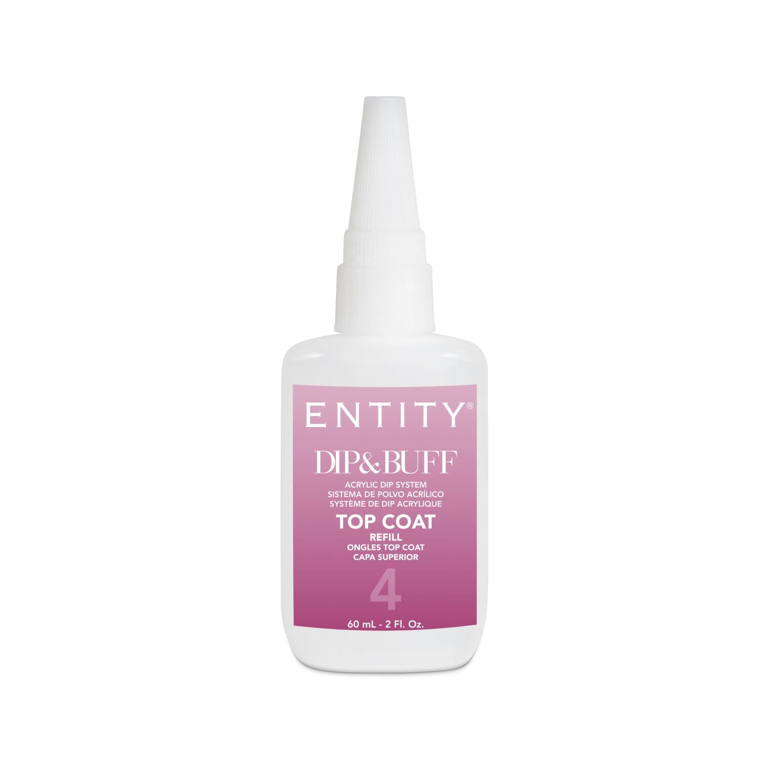 Dip & Buff- #4 Top Coat Nachfüllung - 60 ml