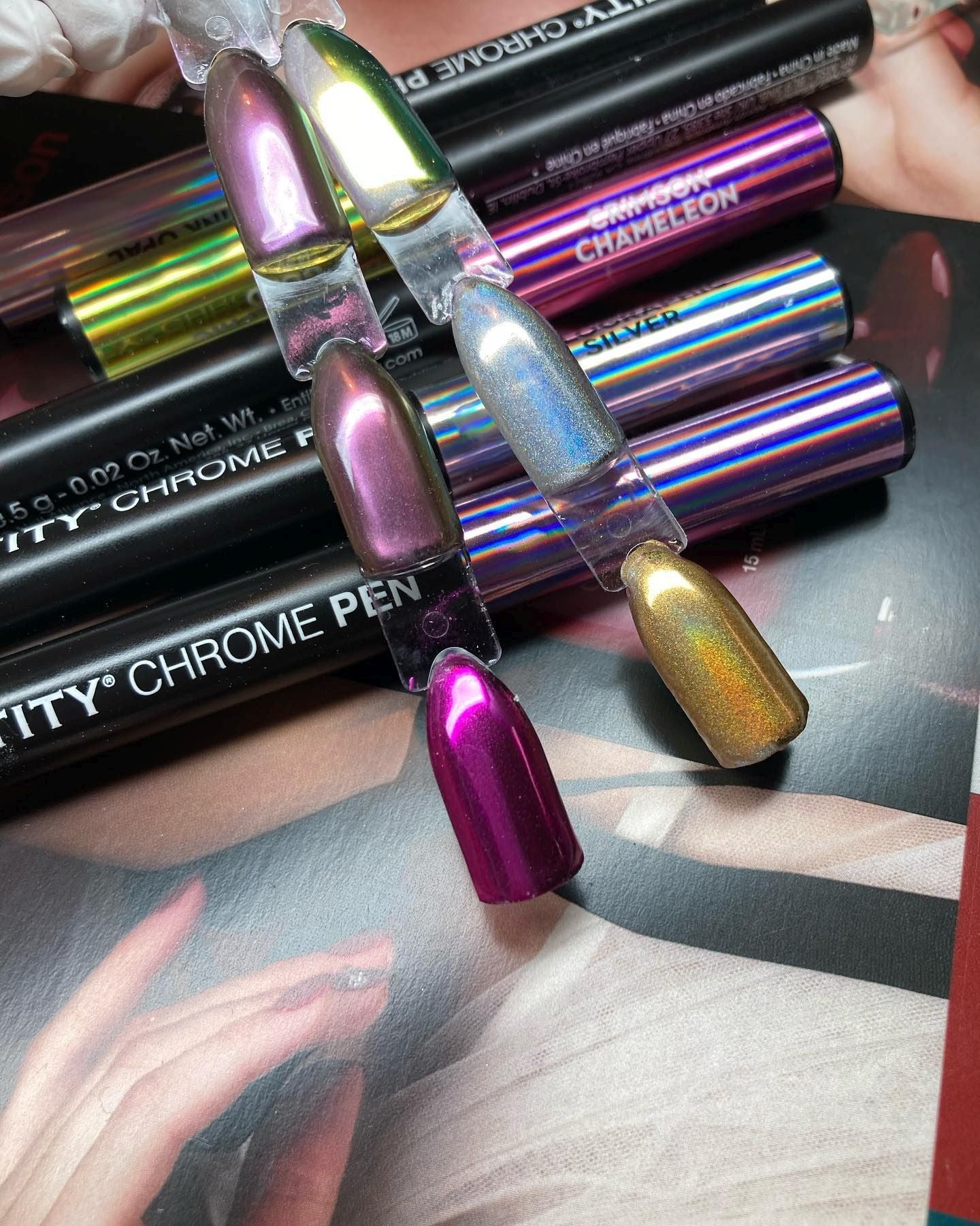 Chrome Pen Pink Opal