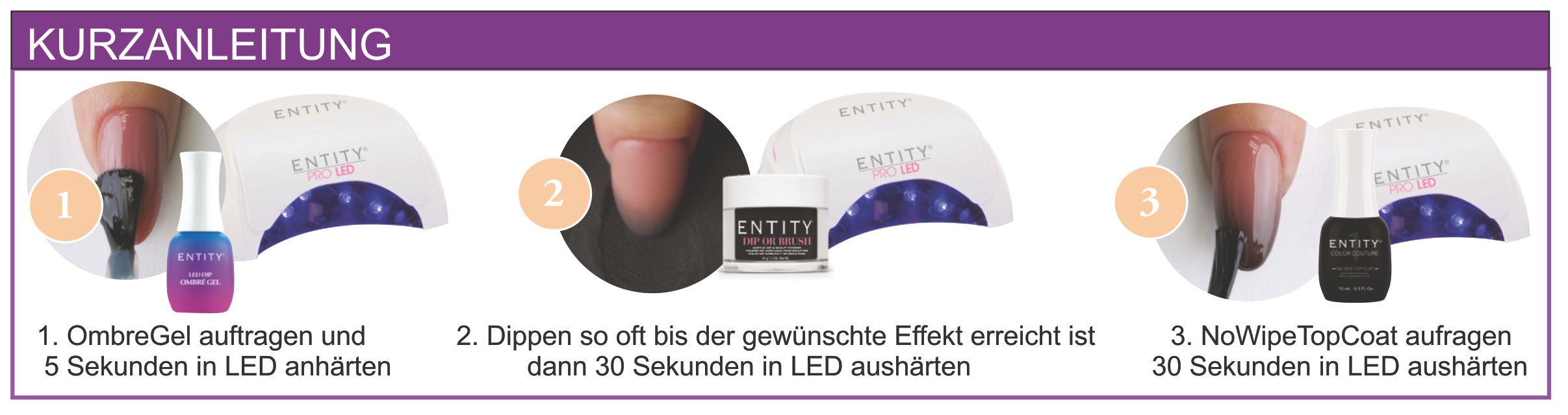 LED Dip Ombré Gel - 15 ml